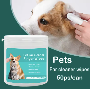 Pet Ear Cleaning Wipes | 50 Pc Ear Care Solution