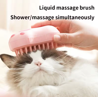 Pet Steam Brush Comb | 3-in-1 Electric Grooming Tool