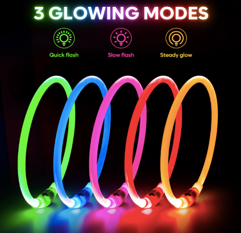 LED Dog Collar | Waterproof Rechargeable