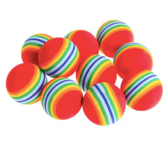 Rainbow Cat Toys Ball | Interactive Pet Play Balls